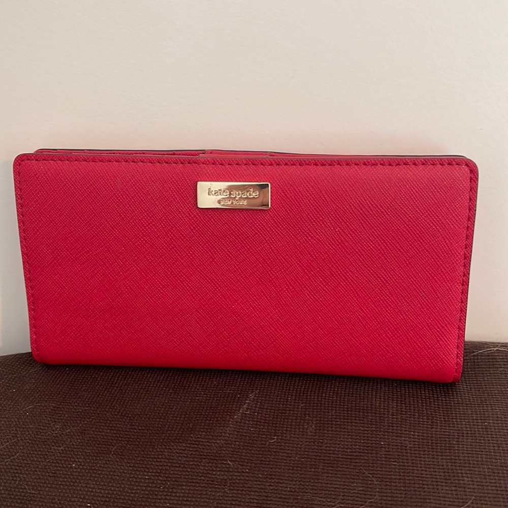 Red Kate Spade wallet